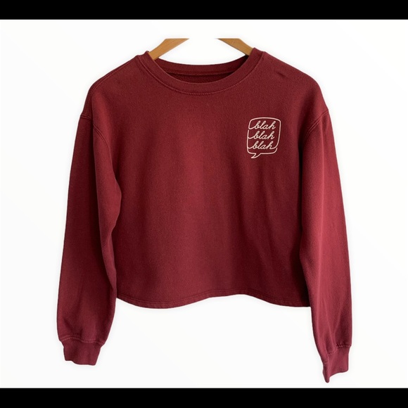 Love Tribe Cropped Sweatshirt Sz S - Picture 2 of 6